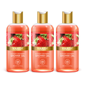 Blushing Organic Strawberry Shower Gel - Skin Firming The...