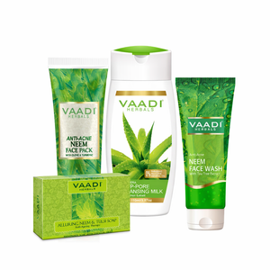 Organic Oily Skin Care Set - Get Oil-Free, Glowing Skin