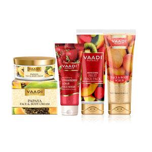 Organic Skin Brightening Set - Get Visibly Fair Skin. Rem...