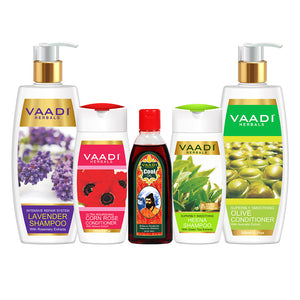 Organic Hair Care Set - Reduces Hairfall, Promotes Hair G...