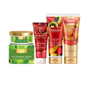 Organic Skin Brightening Set - Get Visibly Fair Skin. Rem...