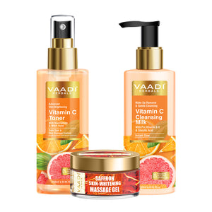 Organic Vitamin C Brightening Combo - Cleansing Milk (250...