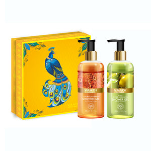 Royal India Organic Shower Gels Gift Box - Luxurious Saff...