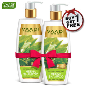 Superbly Smoothing Organic Heena Shampoo with Green Tea E...