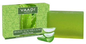Breezy Organic Aloe Vera Soap with Honey - Anti Infective...