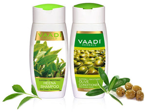 Superbly Smoothing Organic Heena Shampoo with Green Tea E...