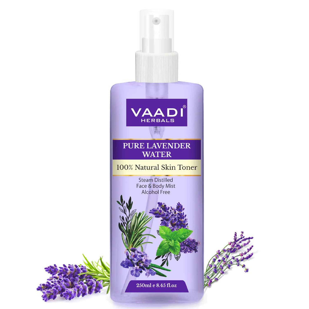 Lavender Water - 100% Natural & Pure Skin Toner (250 ml / 8.5 fl oz)