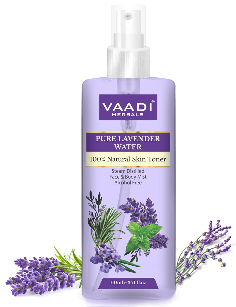 Lavender Water - 100% Natural & Pure Skin Toner (110 ml / 4 fl oz)