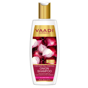 Hair-Fall Control Organic Onion Shampoo With Black Seed O...