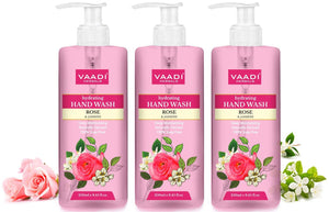Hydrating Organic Rose & Jasmine Hand Wash (3 x 250 ml / ...