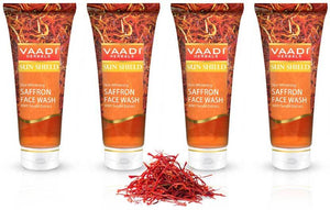 Skin Whitening Organic Saffron Face Wash with Sandalwood ...