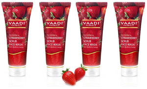 Skin Exfoliating Organic Strawberry Scrub Face Wash with ...