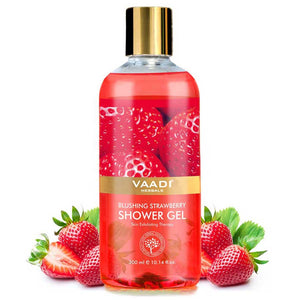 Blushing Organic Strawberry Shower Gel - Skin Firming The...
