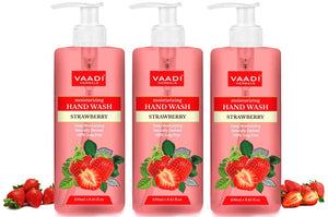 Deep Moisturizing Organic Strawberry Hand Wash (3 x 250 m...