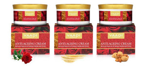 Organic Anti Ageing Cream with Almond, Wheatgerm - Boosts...
