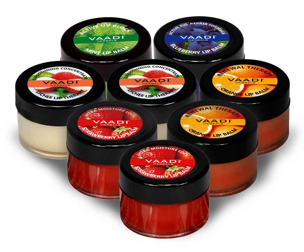 Assorted Organic Lip Balms - Ultra Moisturizing Shea Butter Lip Balms (8 x 10 gms/0.4 oz)
