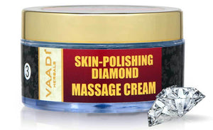 Skin Polishing Organic Diamond Massage Cream with Diamond...