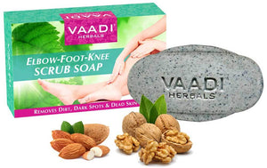 Organic Elbow Foot Knee Scrub Soap with Almond & Walnut -...