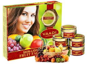 Skin Lightening Organic Fruit Facial Kit - For Deep Nouri...