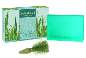 Royal India Organic Khus (Vetiver) Soap with Olive & Soya...