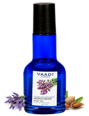 Organic Lavender Body Oil with Almond Extract - Aromather...