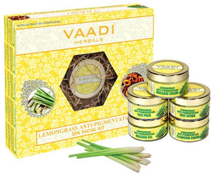 Anti Pigmentation Organic Lemongrass Facial Kit with Ceda...