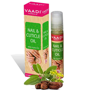 Organic Nail & Cuticle Oil with Jojoba Oil - Heals Rednes...