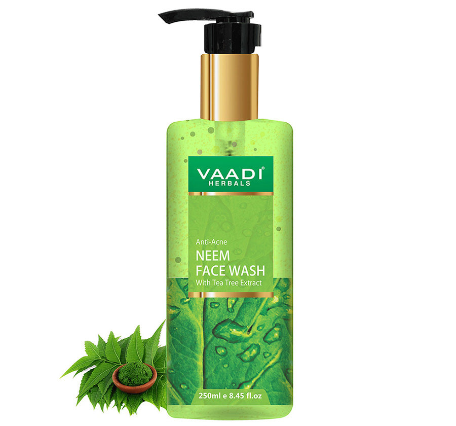 Anti-Acne Neem Face Wash With Tea Tree Extract (250 ml)