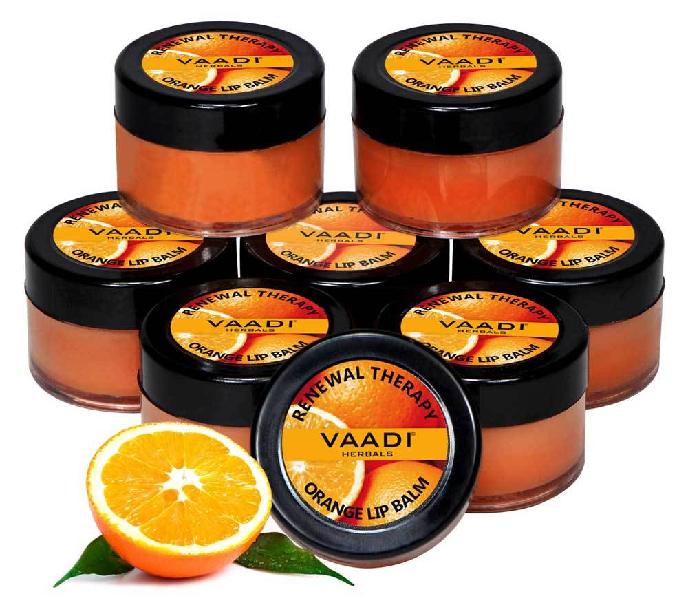 Skin Renewing Organic Orange and Shea Butter Lip Balm (8 x 10 gms/0.4 oz)
