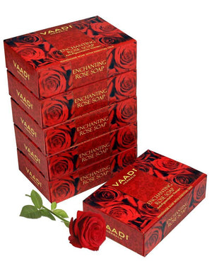 Enchanting Organic Rose Soap with Mulberry Extract - Anti...